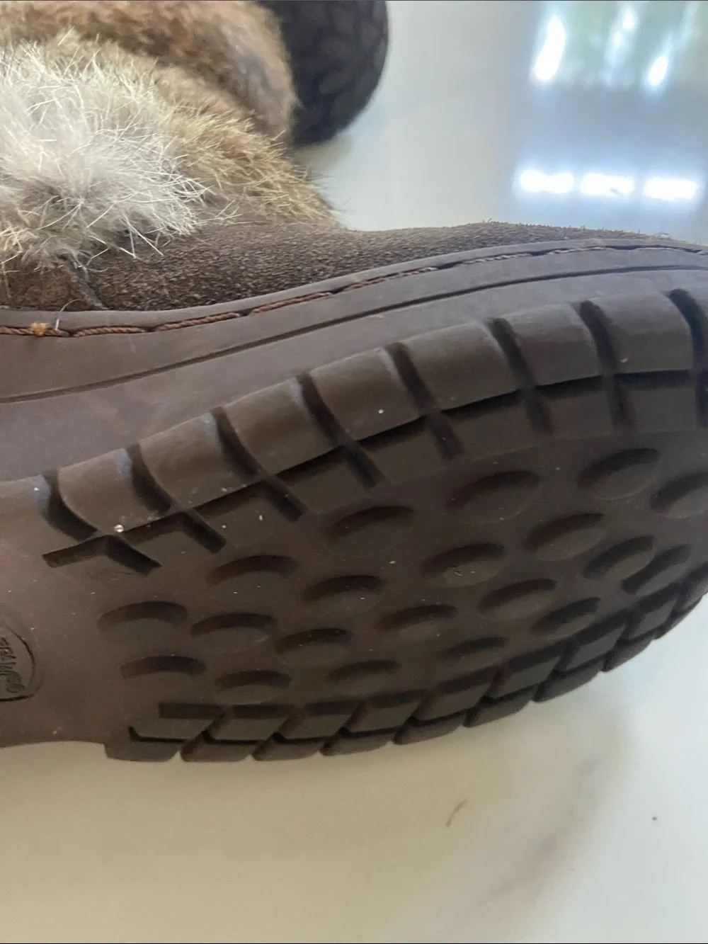BearPaw Brown Faux Fur Winter Boots